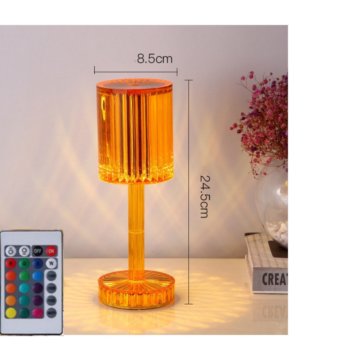 New Crystal Table Lamp Hotel Decoration Diamond Romantic Warm Led